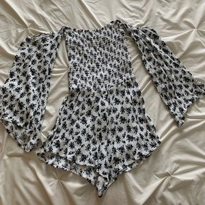 Blue Life strapless romper